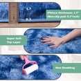thumbnail image 2 of Jakolive Super Soft Tie-dye Blue Rug, 5x7 ,Anti-Skid Plush Floor Carpet Designed for Bedroom, Living Room. Durable, Cozy Underfoot, and Perfect for Adding a Touch of Sweet Style to Bedrooms, 2 of 6