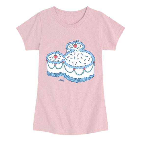 Disney - Mickey Ears Cake Fitted Short Sleeve Graphic T-Shirt