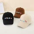 thumbnail image 4 of Gibobby Toddler Baseball Hat Baby Ball Cap Infant Car Pattern Hat Kids Caps for Boys Girls Age 12-18 Months 1-4T(One Size,Coffee), 4 of 4