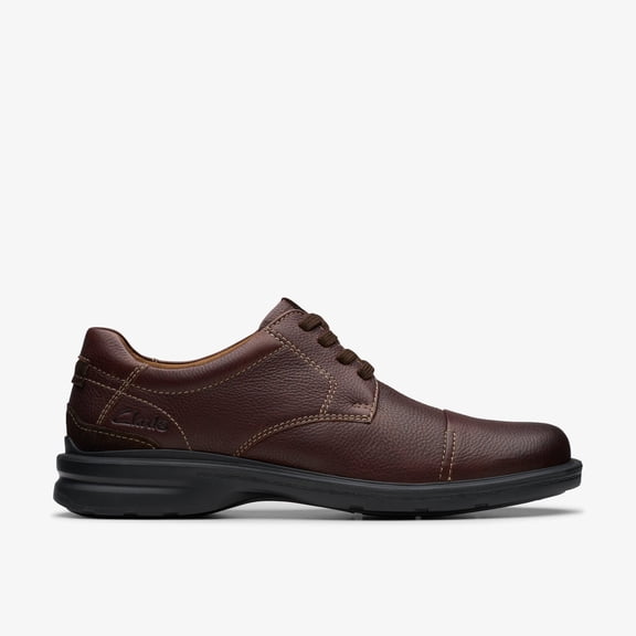 Clarks Mens Gessler Cap Lace Up