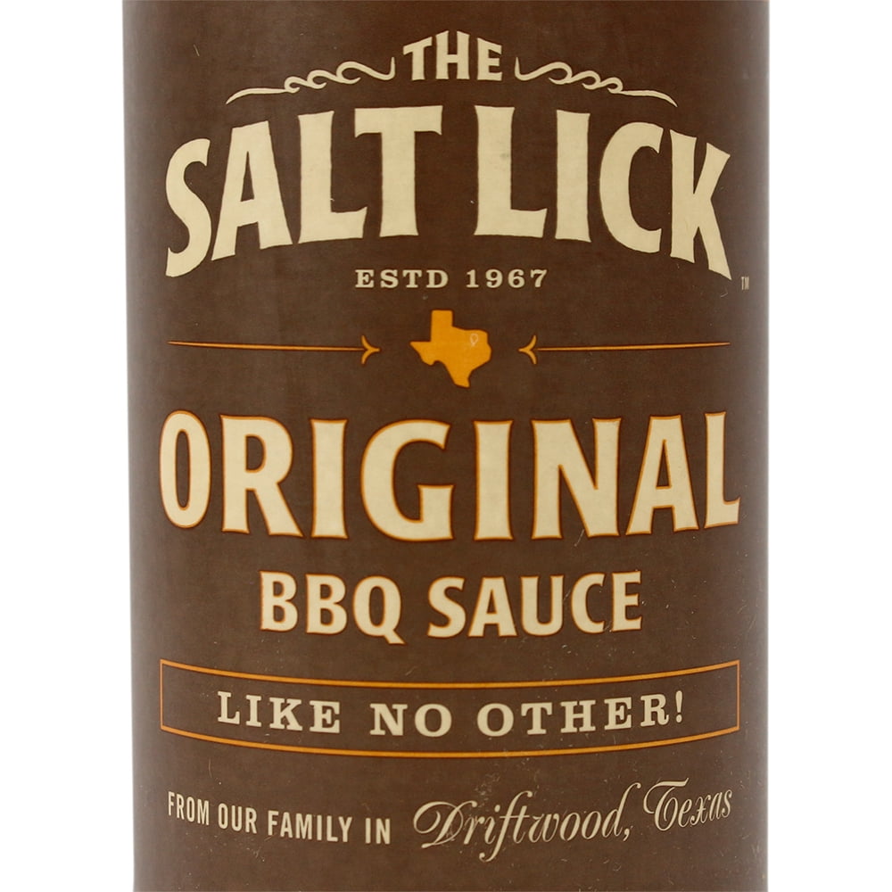 (2 pack) Salt Lick Bar B Que Products Salt Lick Bar-B-Que Sauce, 12 oz SINGLE