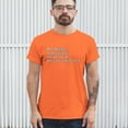 thumbnail image 3 of Tee Hunt Dear Algebra Stop Asking Us to Find Your X T-Shirt Funny Men's Tee, Orange, 4X-Large, 3 of 5
