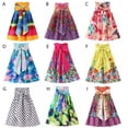 thumbnail image 3 of GYRATEDREAM Girl's Boho Floral Print Sleeveless Swing Beach Dress Sundress 3-14 Years, 3 of 3