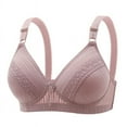 thumbnail image 4 of Birdeem Woman's Embroidered Glossy Comfortable Breathable Bra Underwear No Rims, 4 of 12