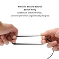 thumbnail image 4 of Tweezers Protector, Falling Resistant Skin Friendly Lash Tweezers Wristband Replaceable Pull Rope Soft Texture Portable Silicone  for Salon Black, 4 of 7