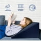 thumbnail image 4 of Almohada de cuña para Cama | Diseño Antillagas | Elevación de Pierna, Soporte de Espalda, antirreflujo y antirronquidos, 4 of 6
