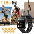 thumbnail image 3 of Mingdaln 7 Bands Gift Set Smart Watch Fits for Android and Iphone, Smartwatch for Women Men, 1.85" HD Fitness Tracker 120 Plus Sports Mode, Smart Watch with Bluetooth Call, IP68, Perfect gift, 3 of 9