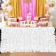 thumbnail image 4 of Falda de mesa de postre cómoda y elegante, decoración de tela para decoración de adornos para fiesta de boda, 4 of 11