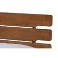 thumbnail image 4 of Baxton Studio Lit Plateforme en Bois Fini Brun Taille Grand, 4 of 8
