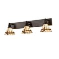 thumbnail image 5 of Meyda Tiffany 204517 Belvidere 3 Light 38" Wide Vanity Light - Brown, 5 of 7