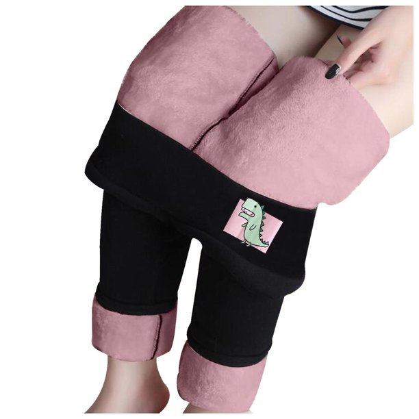 Leggings de mujer Invierno Térmico Forrado Súper Grueso Estampado de Cachemira Cintura Alta Cómodos Pantalones de Yoga Cálidos Pompotops ulkah943314