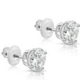 thumbnail image 3 of Pompeii Platinum 1 3/4 Ct TDW Certified Natural Diamond Studs With Screw Backs, 3 of 4