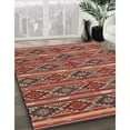 thumbnail image 2 of Ahgly Company Indoor Square Contemporary Brown Oriental Area Rugs, 4' Square, 2 of 6