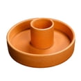thumbnail image 3 of Soporte de salvia para quemador de incienso, adorno de regalo de inauguración de la casa, quemador de incienso redondo para dormitorio, sala de estar Naranja, 3 of 8