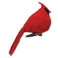 thumbnail image 3 of One Dozen, 3.5 Inch Fat Sitting Cardinal To Use In Winter Nest, Christmas Trees/In Home Decorations - Red (Male) with Clip, 3 of 4