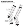 thumbnail image 5 of Balery Poodle Dog Printed Novelty Socks Men's Women's Crew Socks Sports Socks Knee High Socks Cotton Socks Quirky and Cool Socks, 5 of 9