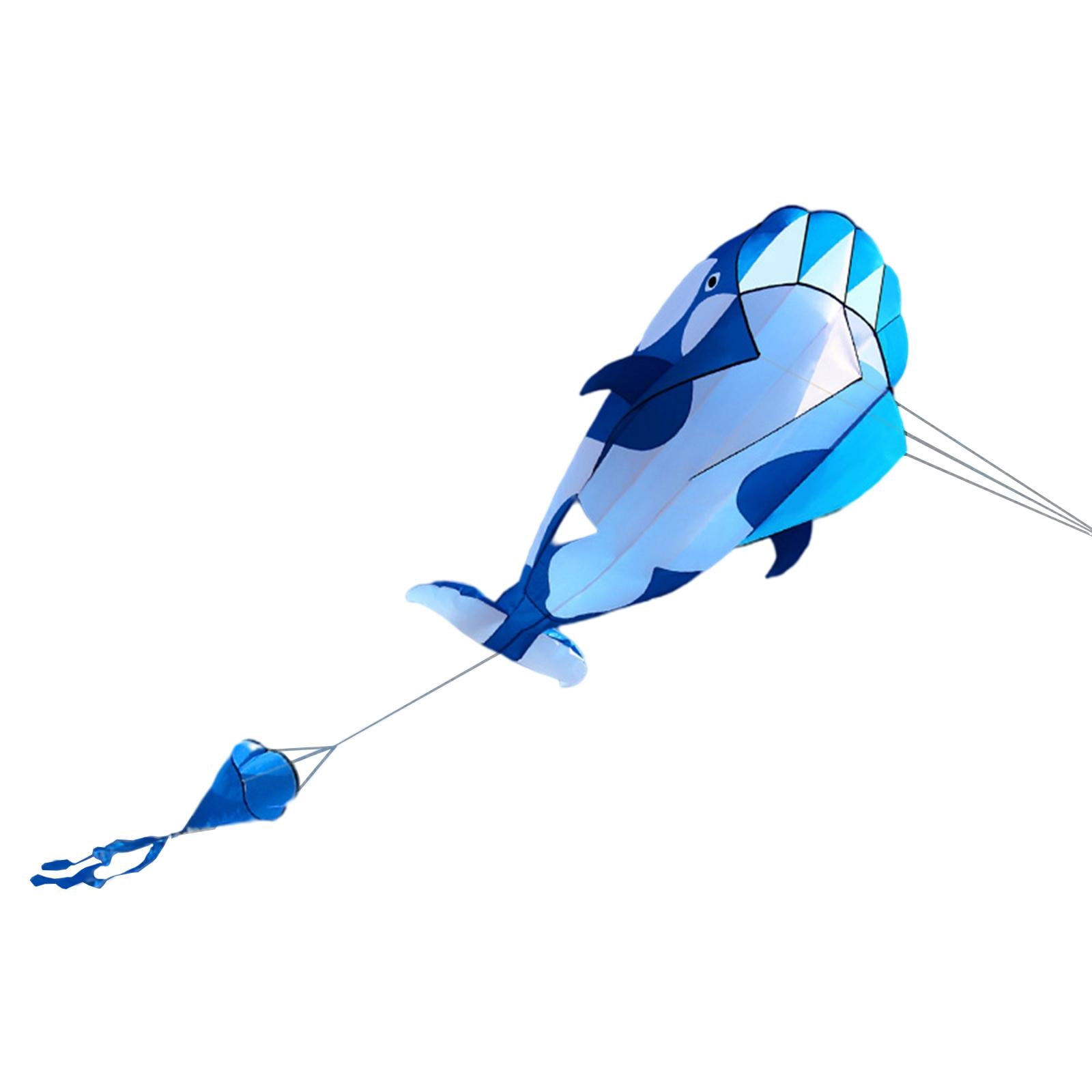 LeeQinersw 2PCS Cartoon Soft Orca Kite with 30M Kite String Great for Beach Travel