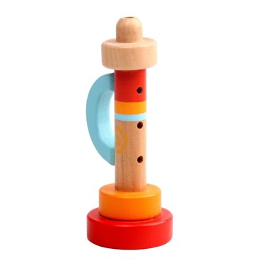 HILABEE Jouet Musical Pratique Trompette en Bois Instruments de Musique