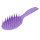 thumbnail image 3 of Peine de masaje Diseño hueco Mango curvo antideslizante Alivia la presión de la cabeza Evita la caída del cabello Cepillo para el cabello para peluquería casera Morado, 3 of 9