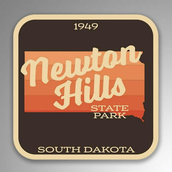 Newton Hills State Park Decal Sticker | 4-Inches By 4-Inches | Vinyl Sticker | UV Protective Laminate | SP120
