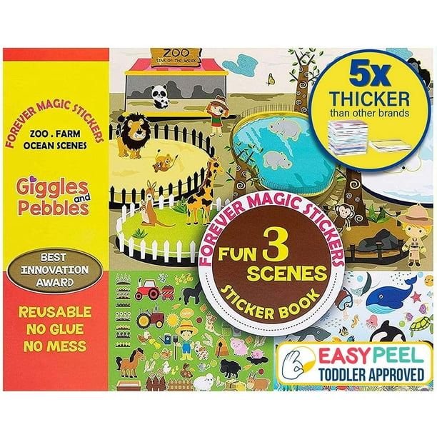 Giggles yamp; Pebbles Educational Magic Sticker Pad Book par Giggles and Pebbles Giggles and Pebbles