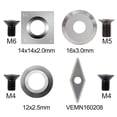 thumbnail image 4 of MYG 8pcs Carbide Insert Cutter for Wood Lathe Turning Finisher Hollow Tool, 4 of 10