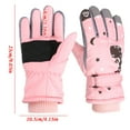 thumbnail image 2 of Cold Weather Thick Warm Gloves for Kids 6-10 Years Winter Gloves for Boys Girls Snow Windproof Mittens Outdoor Sports Skiing, 2 of 8