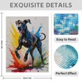 thumbnail image 3 of Diamond Art Kits for Adults - 5d Colorful Energetic Dog Splatter Art Diamond Painting for Adults, Diamond Art for Adults Beginners, Diamond Painting Kits for Adults for Home Wall Decor, 3 of 7