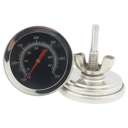 

Stainless Steel Oven Thermometers BBQ Bimetallic Dual Gage 700 Degree Cook Tool