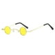 thumbnail image 1 of Gafas de sol vintage Qarigey con Lente amarilla y montura dorada, 1 of 6