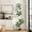with Black Planter, variant on Ataucjin 5FT Artificial Plant Rubber Tree with White Sphere Resin Planter & Stone,Faux Plants Indoor Faux Floor Plant Faux Fiddle Leaf Fig Tree Indoor Artificial Tree Tall Plant Fake Tree