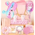 thumbnail image 1 of wonima11 Swooflia Birthday Gifts Pink Gifts for Teen Girls - Birthday Present Bunny Sets for Teenage Girls, Bracelets Socks Brushes Headband Gift Bag for Young Sisters Friend Daughter, 1 of 1