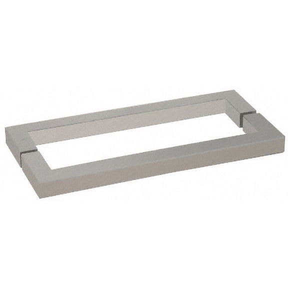 CRL SQ24X24BN Brushed Nickel 24" Square Style Back-to-Back Towel Bar