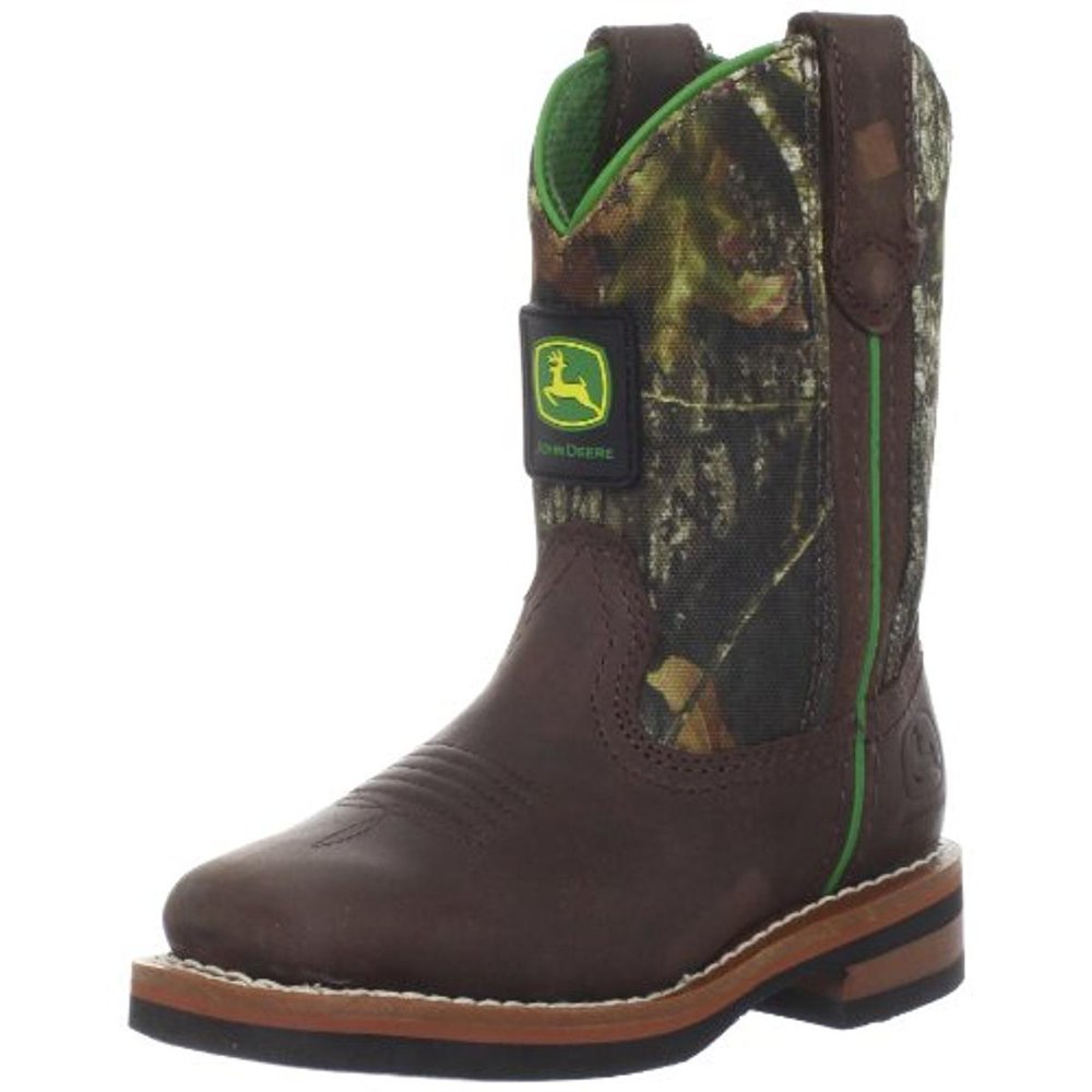 John Deere John Deere Boys Growin Like A Weed Leather Cowboy, Western Boots