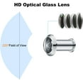 thumbnail image 3 of TG3016NG-CP Solid Brass UL Listed HD Glass Lens 220-degree Door Viewer Peephole for 1-3/8" to 2-1/6" Doors, Polished Chrome Finish,5 Sets, 3 of 5