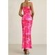 thumbnail image 2 of Vestido largo PRETTYGARDEN para mujer, ajustado sin tirantes, rosa, XXL, 2 of 9