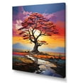 thumbnail image 2 of Designart "Rainbow Colored Baobabs III" Tree Baobab Canvas Wall Art, 2 of 7