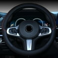 thumbnail image 1 of Universal Non slip D-shaped Round Breathable Car Steering Wheel Cover Lot U5, 1 of 1