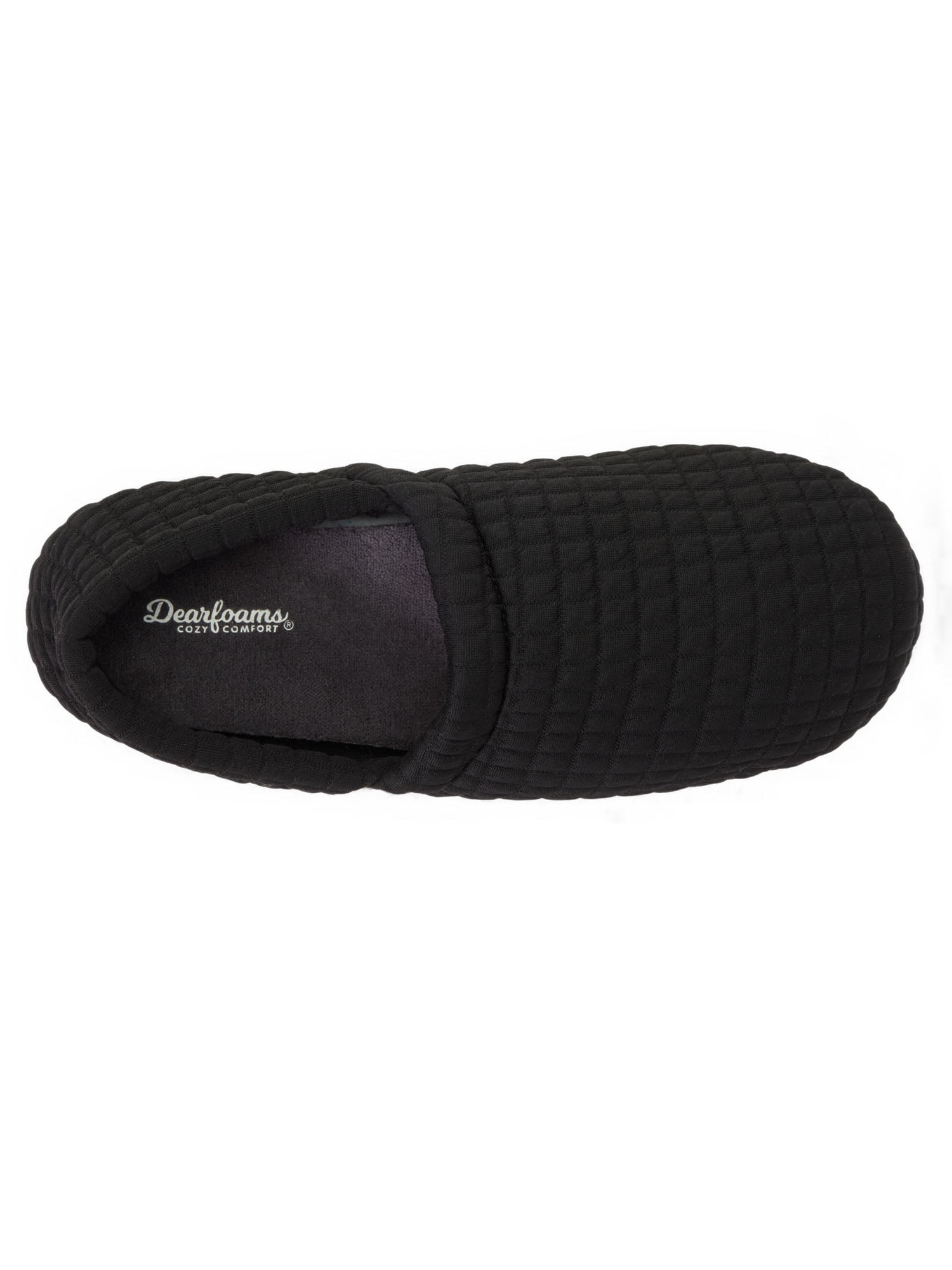 Dearfoams Cozy Comfort Men's Travel Jersey Knit Slipper Socks