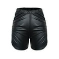 thumbnail image 5 of Frostluinai Savings Clearance 2023 Womens Shorts Summer High Waist Biker Shorts Faux Leather Shorts Sexy Spandex Boyshort Leggings for Women Home Gym, 5 of 6