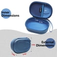 thumbnail image 2 of Funda Protectora LTGEM para JBL Clip 4/5 Impermeable Azul, 2 of 9