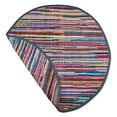 thumbnail image 5 of DII Multicolor Round Rag Rug, 5 of 7