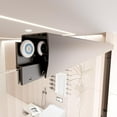 thumbnail image 6 of 56"-60" W x 70" H Semi-Frameless Double Sliding Shower Door, Bypass Shower Door, 1/4" (6mm) Thick SGCC Tempered Glass Door with Explosion-Proof Film, 6 of 7