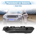 thumbnail image 4 of Unique Bargains Front Right Side Bumper Cover Bracket No.521450E030/5214548030 for Toyota Highlander 2008-2010, 4 of 6