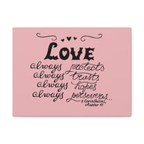 Scripture Walls Love Always Protects 1 Corinthians Chapter 13 Christian Wall Art Bible Verse Print Ready To Hang