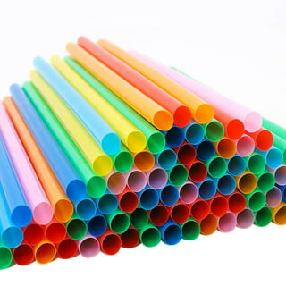Extra Wide Plastic Boba Drinking Straws (Red, Blue, Yellow, White, 300  Pack), PACK - Fry's Food Stores
