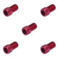 thumbnail image 2 of Greeniant Adaptador de válvula de 5 piezas Instalación práctica Operación de estilo tonto Colores surtidos Presta Cap Tube Pump Tool Presta a Schrader Type2 NO2 Greeniant CBP193276, 2 of 5