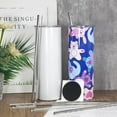thumbnail image 5 of 20 oz Sublimation Tumblers, 25 Pack Straight Skinny Tumbler Bulk Blanks Stainless Steel Double Wall Insulated Tumbler Cups, DIY for Heat Press Machine, Individually Boxed, Metal Straws, 5 of 12