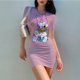 thumbnail image 1 of Disney Minnie Mickey Mouse Dresses Elegant Dress Spaghetti Strap Tight Slim Lady Sleeveless Summer Casual Mini Dress VestidosXXL Gao Jinjia LED, 1 of 2