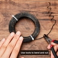 thumbnail image 2 of Multicolor Jewelry Craft Aluminum Wire (12 Gauge, 75 Feet) Black Bendable Metal Wire with Storage Box for Jewelry Beading Craft Project, Black and Gold, 2 of 5